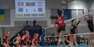 Volleyball EM-Qualifikation Schweiz Österreich Damen
