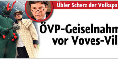 ÖVP-Geiselnahme vor Voves-Villa