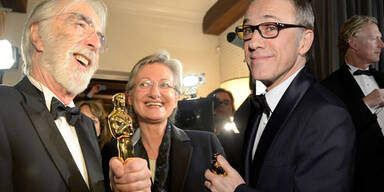Oscars 2013: So feierten Waltz & Haneke