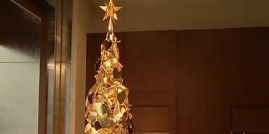 Weihnachtsbaum aus purem Gold