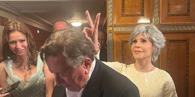Jane Fonda: Hier verspottet sie Lugner