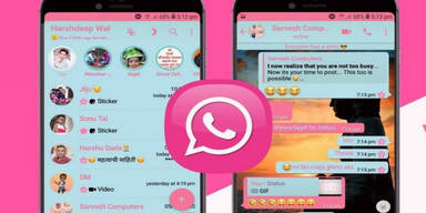 Achtung: "WhatsApp in Pink" ja nicht installieren