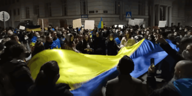 Ukraine Demo wien 250222