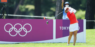 Golf-Proette Christine Wolf bei den Olympischne Sommerspielen 2020