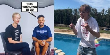 Wut-Veganerin geht auf Rollstuhl-YouTuber los - oe24.at