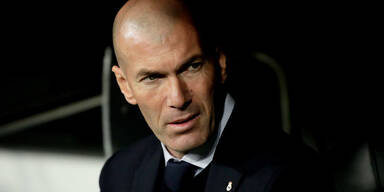 Real-Madrid-Trainer Zidane in Quarantäne