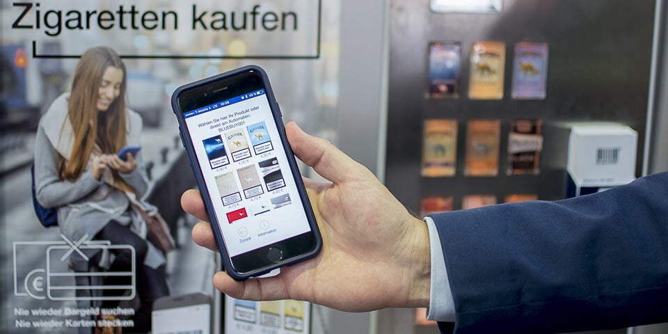 Zigaretten bald mit Handy bezahlbar