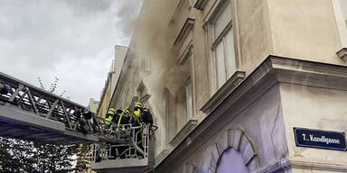 Eine Tote bei Zimmerbrand in Wien-Neubau