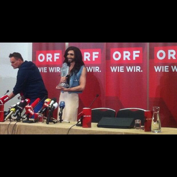 So jubelnd wurde Conchita Wurst empfangen