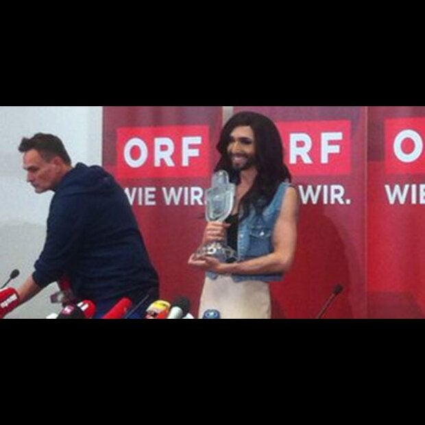 So jubelnd wurde Conchita Wurst empfangen