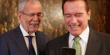 Van der Bellen Arnold Schwarzenegger Arnie