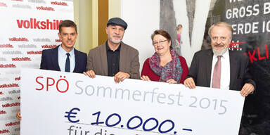 SP sammelte bei Kanzlerfest 10.000 Euro