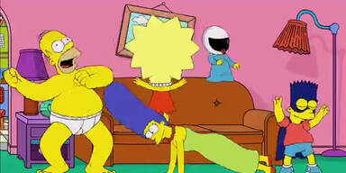 Familie Simpson zeigt "Homer Shake"