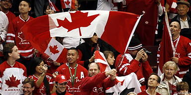 Überall Kanada-Flaggen und am Ende jede Menge Gold