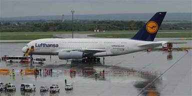 Riesen-Jet A380 gastierte in Wien