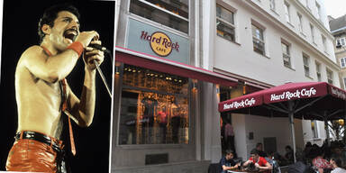 Freddie Mercury Hard Rock Cafe in Wien