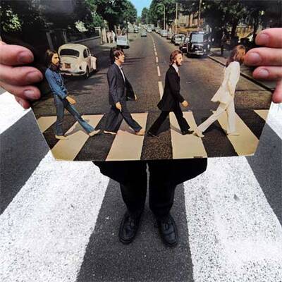 Beatles-Fanauflauf in der Abbey Road
