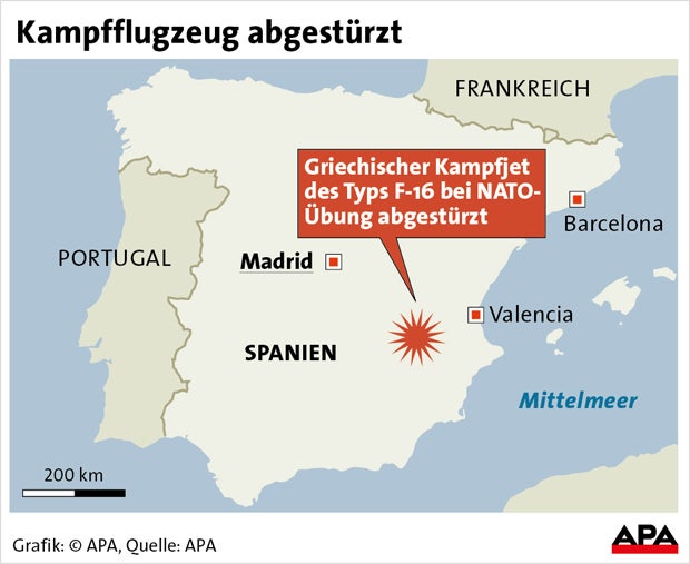 Griechen-Jet stürzt in Spanien ab: 10 Tote