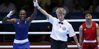 Boxerin Adams erste Box-Olympiasiegerin