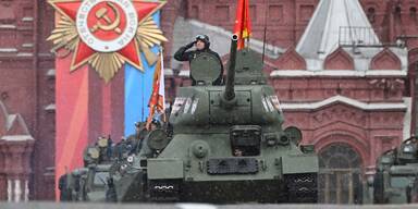 Militärparade in Moskau