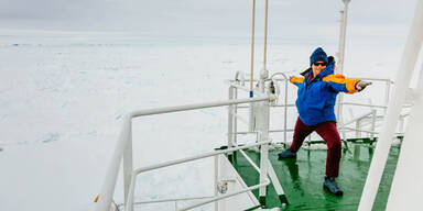 Gute Laune auf Antarktis-Schiff