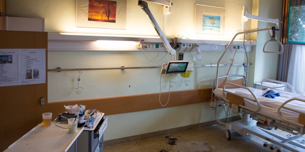 Zigarette war Schuld: Brand im Krankenhaus