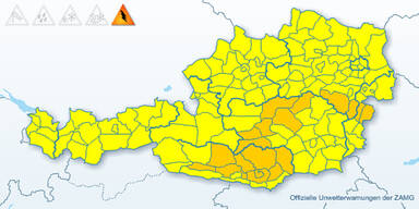 Unwetter zogen über Österreich