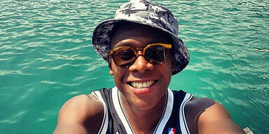 David Alaba taucht am See ab