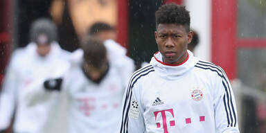 Bayern-Schock: Alaba bricht Training ab