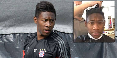 Video: David Alaba setzt auf Kurzhaarschnitt