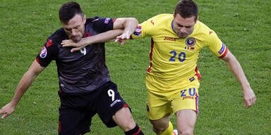Albanien siegt 1:0 gegen Rumänien