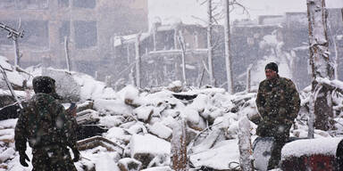 Aleppo-Drama: Jetzt kommt auch noch Schnee