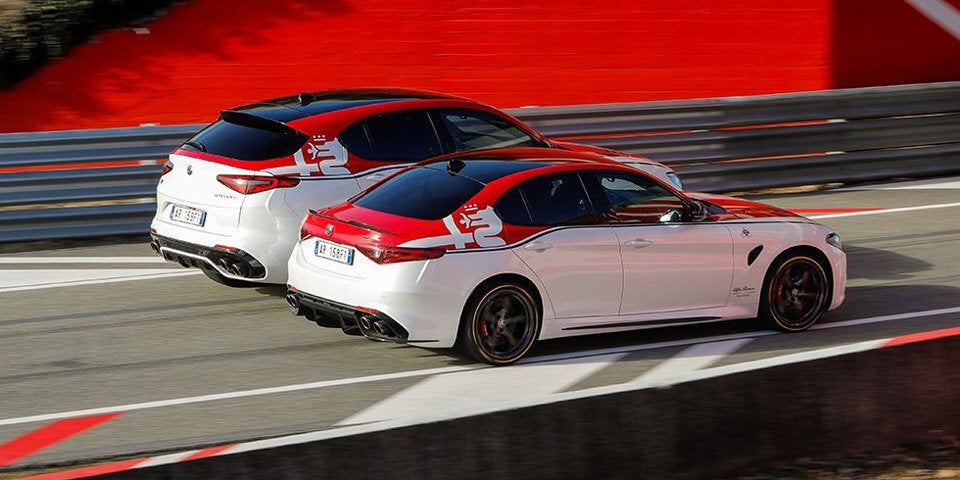 Giulia und Stelvio starten als