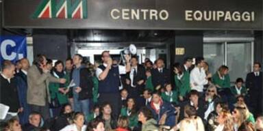 Wilde Streiks führen zu Flugausfällen bei Alitalia