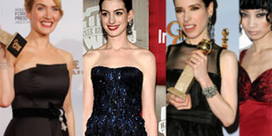 Golden Globes-Gold und Schwarz, Glamour und Glitter