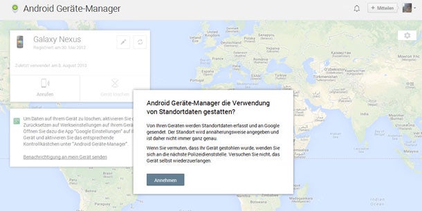 Genial: Android-Geräte aus der Ferne finden