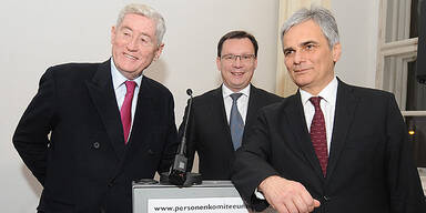 Hannes Androsch; Norbert Darabos; Werner Faymann