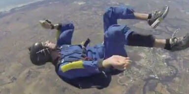 Fallschirmspringer verliert Bewusstsein