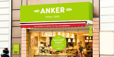 Erste rein vegane Anker-Filiale in Wien