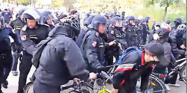 Demo-Tumult: Zeigen Videos Polizei-Gewalt?