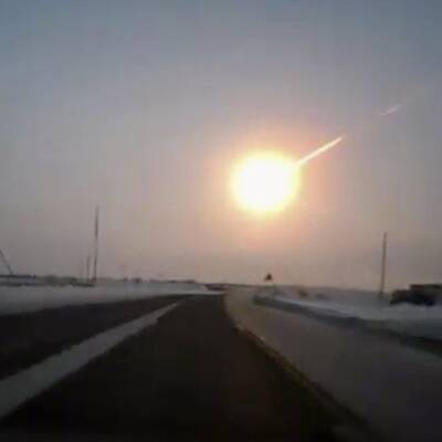 Meteorit schlägt in Russland ein: Alle Bilder