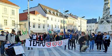 Fridays-For-Future-Demo gegen Schwarz-Blau in NÖ