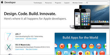 Apples Entwickler-Seite ist wieder online