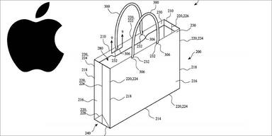 Apple lässt sich Papiersackerl patentieren