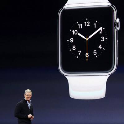 Fotos von der Apple Watch Präsentation