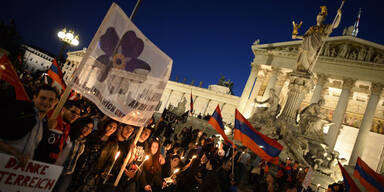 Armenier-Demos legten Wien lahm