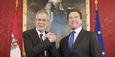 Arnie bei VdB: "Klimaschutz kein Hobby"