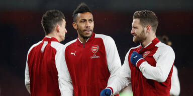 Arsenal-Stars gingen aufeinander los