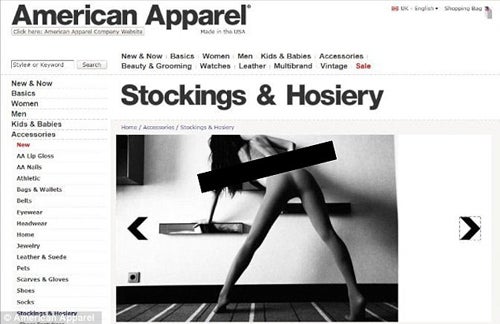 American Apparel-Werbungen wieder verbannt