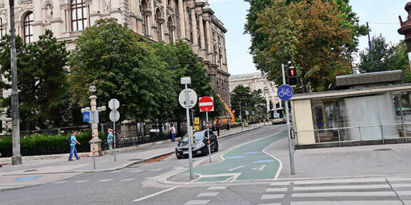 Luxus-Radweg am Wiener Ring geplant